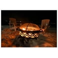 thumbnail image 5 of Uniflame WAD1009SP Oil Rubbed Outdoor Firebowl with Geometric Design, 5 of 8