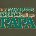 thumbnail image 3 of CafePress - My Favorite People Call Me Papa Dark T Shirt - Men's Classic Graphic Cotton T-Shirt, 3 of 4