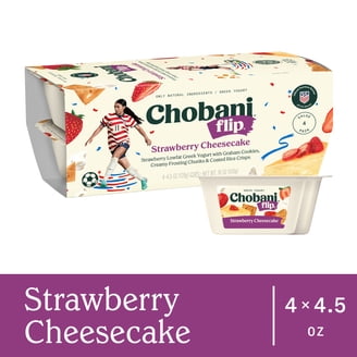 Chobani Flip Low-Fat Greek Yogurt Limited Batch Red, White