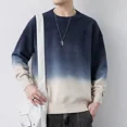 thumbnail image 4 of Suéter de cuello redondo y cuello redondo para hombre, novedad en suéteres de punto para hombre, prendas de punto de otoño e invierno, ropa popular coreana, top Harajuku, 4 of 4