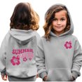 thumbnail image 2 of Odeerbi Kids Boys Girls Hoodies Fall Winter Pullover Hooded Sweatshirts Children's Long Sleeve Pattern Sweatshirt Round Neck Top Kids Clothes Gray, 2 of 5