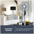 thumbnail image 4 of Rowenta VU5670 Turbo Silence Oscillating 16-Inch Stand Fan Powerful and Quiet with Remote Control,5-Speed, Silver, 4 of 5