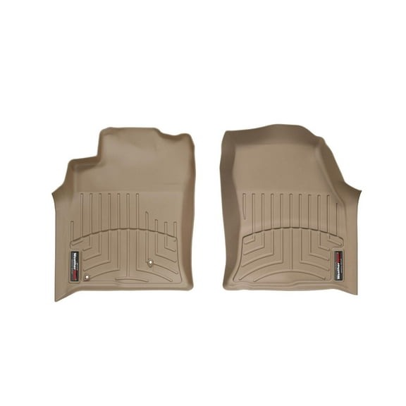 WeatherTech Custom Fit FloorLiners compatible with 2003-2009 Lexus GX - 1st Row (Driver & Passenger), Tan