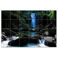 thumbnail image 1 of Waterfalls Photo Ceramic Tile Mural Kitchen Backsplash Bathroom Shower 406242-L, 1 of 3