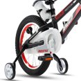 thumbnail image 4 of RoyalBaby Space No. 1 Freestyle 16" Kids Bike w/Training Wheels, Black, 4 of 6