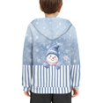 thumbnail image 5 of DISNIMO Snowman Christmas Hoodie for Girls Snowflake Hoodies Pullover for Boys and Girls Hoodie Size 8-10 Girl Clothes Children Sweatshirts Girls Lightweight Hoodie for Girls Preppy, 5 of 7