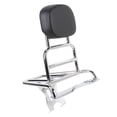 thumbnail image 1 of Motorbike Rear Luggage Rack with Backrest Pad, Carbon Steel Motorcycle Luggage Rack Rear Tail Storage Rack for  G350 2023 to 2025, 1 of 7