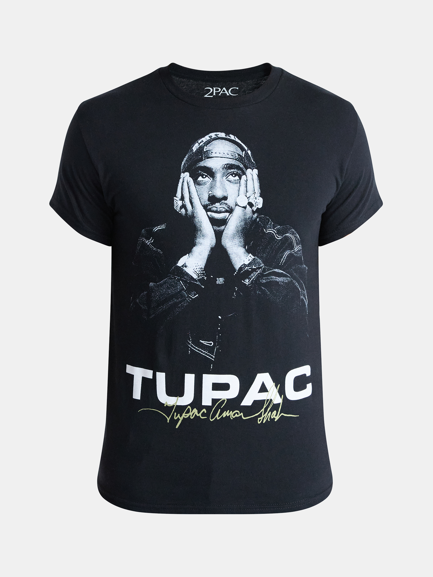 Tupac Shakur Signature Graphic Cotton T-Shirt for Men photo 5