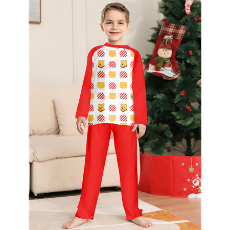 

Family Christmas Pajamas Matching Set Xmas Deer Print Pijamas Mother Daughter Father Son Outfit Family Look Homewear Suit