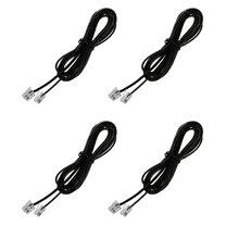 4X RJ11 6P4C Telephone Cable Cord ADSL Modem 2 Meters
