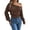 Coffee, variant on Womens Off the Shoulder Sweaters Fall Oversized Knit Long Sleeve Crochet Pullover Sweater Tops Fall Trendy Outfits(Sky Blue,M)