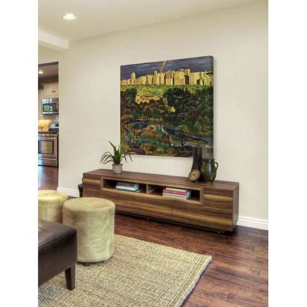 "Central Park Rainbow" Painting Print on Canvas