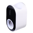 thumbnail image 3 of FRCOLOR Toothpaste Squeezer 1pc Bathroom Wall Mounted Punch Free Toothpaste Storage Rack Squeezer Black,4.45"X2.56"X2.48", 3 of 5