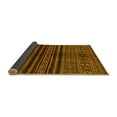thumbnail image 2 of Ahgly Company Indoor Square Abstract Yellow Modern Area Rugs, 6' Square, 2 of 4