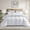 Solid White, variant on Winter Extra Warm White Queen Size Down Alternative Comforter, Heavyweight All Season Fiberfill Comforter Duvet Insert 90x90 with Corner Tabs - Ultra Soft Brushed Microfiber Shell