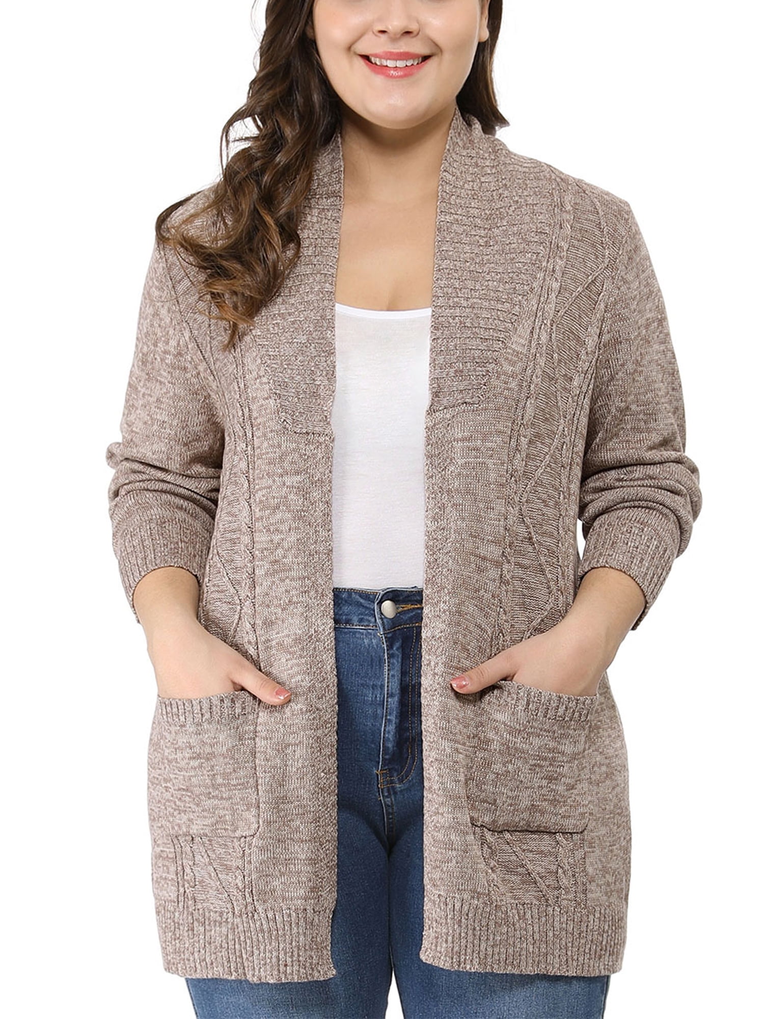 open front cardigan walmart