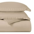 thumbnail image 2 of Superior Egyptian Cotton 400 Thread Count Duvet Cover Set, Twin, Tan, 2 of 11