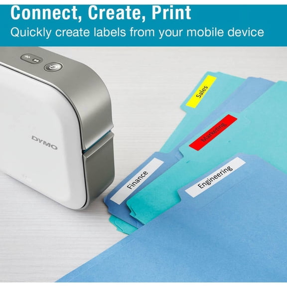 DYMO MobileLabeler Bluetooth Label Maker, 4 Lines, 8-3/10" x 4-4/5" x 8-1/10"