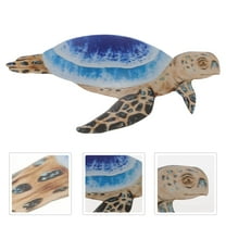 HEMOTON Yard Turtle Metal Sculpture Wall Metal Artwork Ornaments Metal Wall Decor Outdoor Turtle Decor
