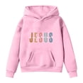 thumbnail image 5 of JUMEYU Baby Girl Hoodie Kids Hoodies for Girls Hoodie Sweatshirts with Drawstring Pullover Hooded 3T 4T (Pink,3-4 Years), 5 of 6