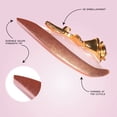thumbnail image 4 of Salon Perfect Artificial Fake Press On Nails, 417 Charmed, Gold Rose, Medium Almond, File, Glue, and Prep Pad Included, 30 Nails, 4 of 7