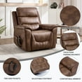 thumbnail image 3 of Sesslife Power Lift Recliner Chair, Electric Recliner Chair with Heat and Massage for Elderly, Single Sofa Recliner with Cup Holders and Side Pockets, Ergonomic Lounge Recliner Chair, Light Brown, 3 of 7