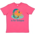 thumbnail image 3 of Inktastic O is for Octopus monogram Youth T-Shirt, 3 of 5