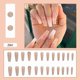 thumbnail image 2 of 24 Pcs Press On Artificial Nails Acrylic Nails Fake Glue On Acrylic Nails False Luxury Glamor Nails For Women Girls Elegant And Stylish Fit For All Oc, 2 of 4