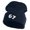 Navy, variant on Six Seven Numbers Meme Embroidered 12 inch Long Beanie - Black OSFM