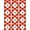 Red, Pattern 4, variant on ODIKA 2x3 Machine Washable Non-Slip Area Rug, Harvest Checkered with Classic Autumn Grid Design High Traffic Rug, Orange, 509820