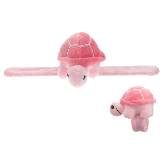 OFFIGAM Plush Animal Slap Wristband Stuffed Tultle Cute Plush Bracelet for Kids Adults 9.04X3.93X2.36in