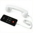 thumbnail image 1 of yingyy Timeless Style With Modern Technology Type-C Retro Phone Handset For Clear Sound Type-C Style Landline Handle Receiver white, 1 of 6
