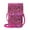 Hot Pink Glitter Sparkle With Black Pink Glitter Leopard, variant on Small Crossbody Cell Phone Leather Bag for Women, Mini Over Shoulder Handbag Purse with Credit Card Slots - Christian Bible Verses Philippians 4:13