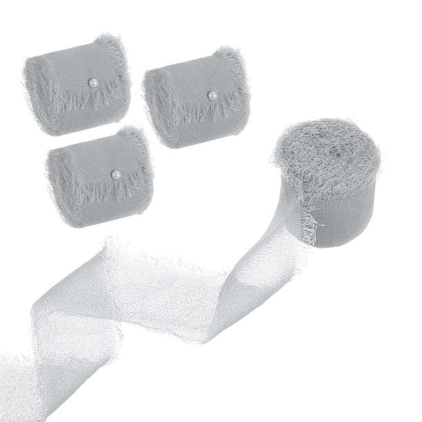 4 Rollos Cinta de Gasa Unique Bargains 1' x 5.5 Yardas Gris