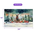 thumbnail image 5 of Merry Christmas Santa Reindeer Antlers Rottweiler Sleigh Xmas Winter Holiday Doormat Rottie Dog Lover Gifts Idea Indoor Outdoor Welcome Mat - 00023, 5 of 5