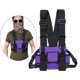 thumbnail image 4 of Bolsa de Chaleco de Pecho para Hombres Moda Ráfaga de Pecho Bolsa Paquete Arnés Bolsas Ligeras para Hombres Mujeres Corriendo Ejercicio Senderismo Cam Púrpura Baoblaze bolsa de pecho para deportes al aire libre, 4 of 8