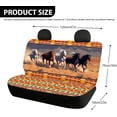 thumbnail image 3 of ZEN Southwestern Horse Truck Bench Seat Cover Universal Fit Car Seat Cover for Bench Seat Aztec Native Tribal Car Rear Seat Protectors for SUV Truck, 3 of 13