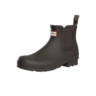 Hunter Field Gardener Short Wellington Boots, Dark Olive  display picture 3