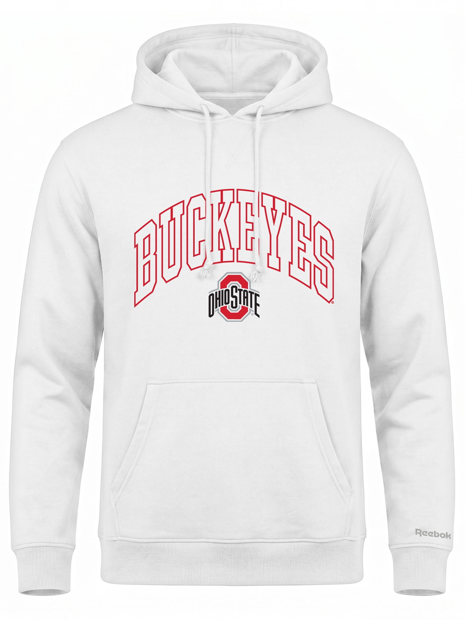 Ohio State Buckeyes Reebok Mens White Hooded Sweatshirt