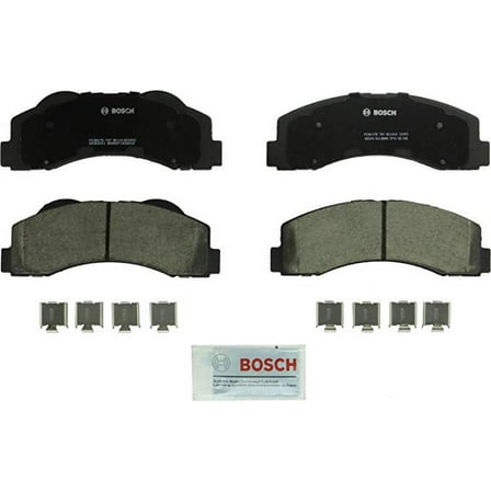 Bosch BC1414 QuietCast Premium Ceramic Disc Brake Pad Set for Ford Expedition Front F-150 Lincoln Navigator