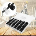thumbnail image 4 of R-Type Nylon Cable Clamp,  Texture Is , Plastic Nylon Cable Clamp, 625Pcs For Electrical Electronic, 4 of 8