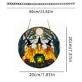 thumbnail image 3 of Wmhnj Adornos colgantes acrlicos planos 2D de murcilagos y brujas fantasmas de Halloween, suministros para fiestas espeluznantes para pared y puerta, juego de 1 pieza, 3 of 3