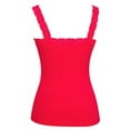 thumbnail image 2 of Womens Lace Trim Camisoles - Hot Pink, 2 of 2