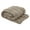 Mushroom Chunky Ribbed Knit Throw, variant on Chunky Ribbed Knit Throw - Sharkskin