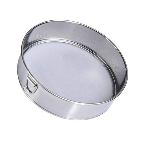 

Stainless Steel Flour Sifter - Fine Mesh Sieve Sifter for Baking (60 Mesh 6 Inch)