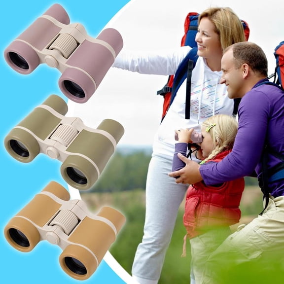 Outoloxit 4x30 Kids Binoculars for Outdoor Exploration, Lightweight and Portable Design for Bird Watching and Stargazing, Safe for Children Ages 4 and Up