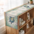 thumbnail image 6 of Table Runners 90 Inches Long Dress Scarves, Sea Turtle Coastal Farmhouse Coffee/Dining/Kitchen Table Runner for Living Room, Blue Green Summer Beach Coral Ocean 13x90 Inch, 6 of 9