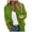 Green, variant on shqvo Women's Casual Bomber Jacket Long Sleeve Zip Up Outerwear Loose Fit Stylish Plain Coat For Spring Autumn Daily Wear