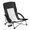 Black, variant on Blazezo Low Beach Chair for Adults, Folding Camping Chair with Breathable Mesh Back, Padded Armrests, Extra Wide Seat, Cup Holder & Storage Pocket, Lightweight for Camping, Picnic