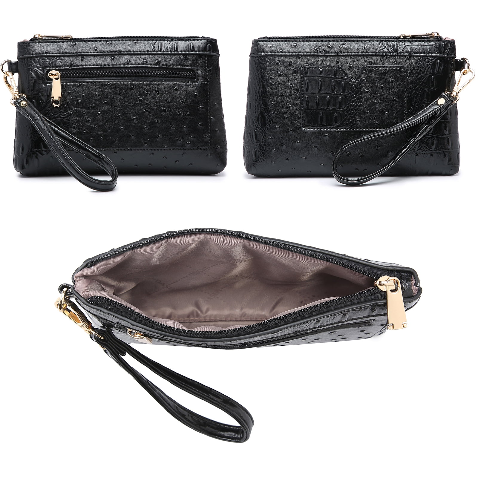 Top Handle Tote Handbags Work Shoulder Bags with Matching Wristlet Wallet for Women